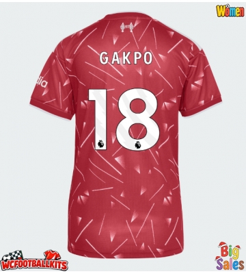 Liverpool Cody Gakpo #18 Replica Home Stadium Shirt for Women 2026-27 Short Sleeve